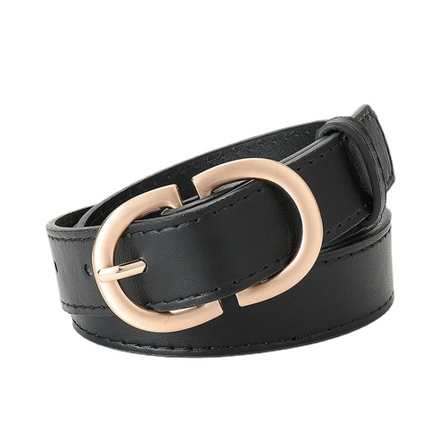 Belt women's ins style Korean style summer simple matching suit coat jeans black student trend decorative belt