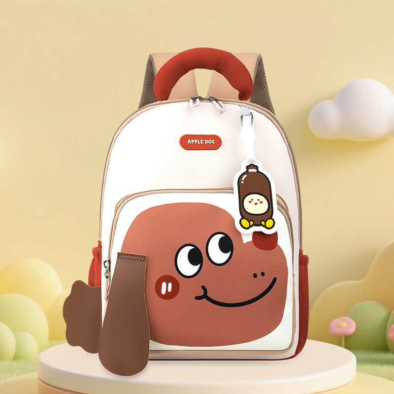 Jardín de infantes mochila infantil caricatura lindo perro impresión mochila para niños y niñas mochila para niños transfronterizos coreanos