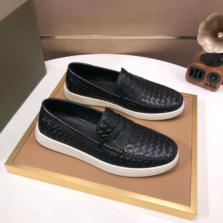 Европейские высококачественные мужские лоферы из натуральной кожи, ультрамягкие, на тонкой подошве, комфортные для любого сезона.