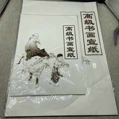 Ink and painting Xuan paper, 8-inch and 4-inch, Chinese painting and calligraphy practice paper for students, 30 sheets per pack, stationery set