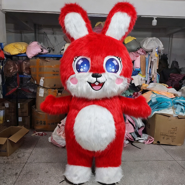 Inflatable cartoon rabbit