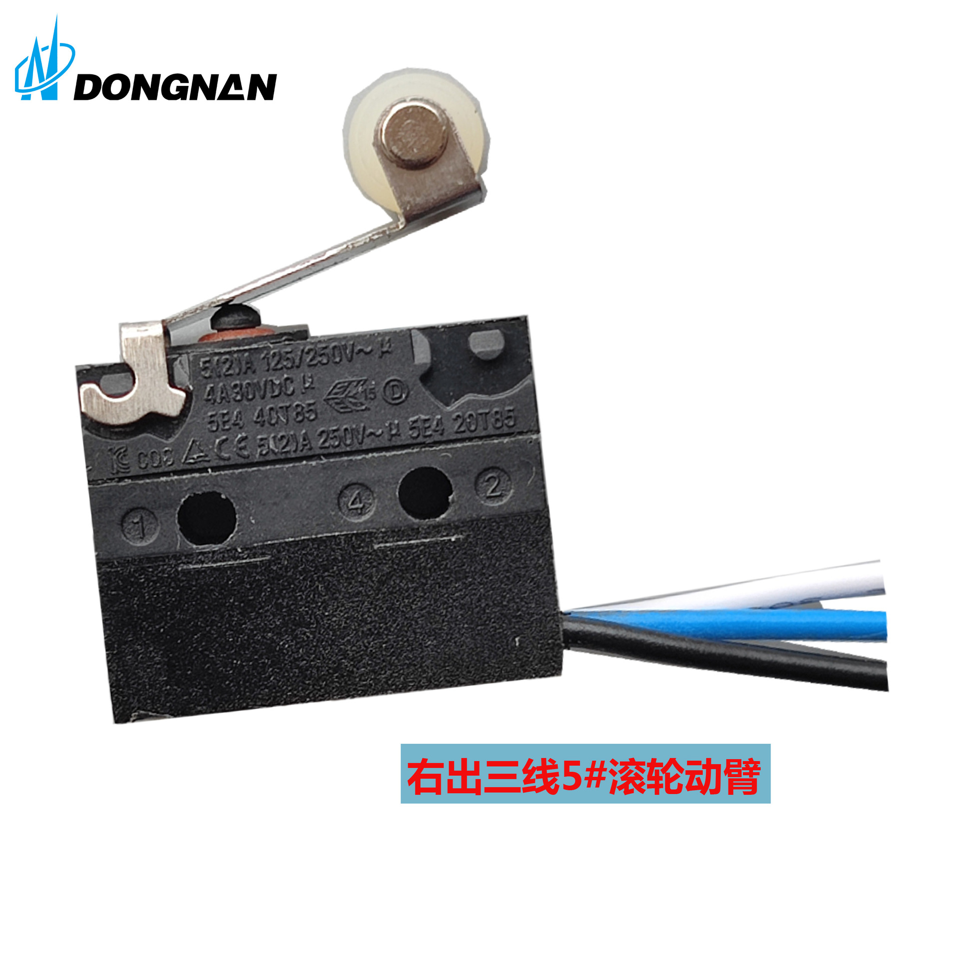 出线式防水微动开关多国认证小型IP67等级门控开关WS1