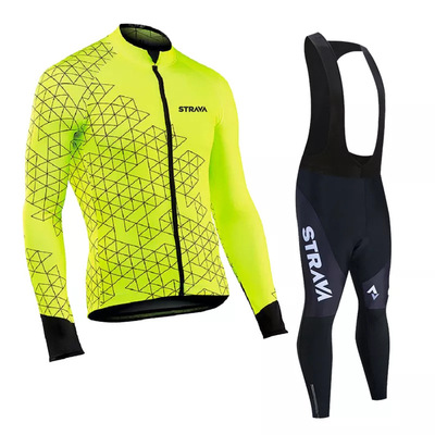 Cross border Jersey suit Mountain bike Long sleeve Jersey Spring and summer Cycling Wear Road vehicle Pants  equipment