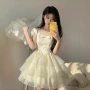 夏季新款蓬蓬公主连衣裙