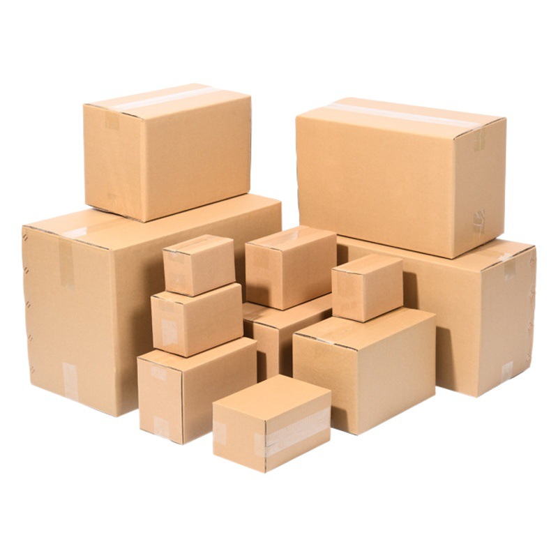 Fábrica al por mayor n. ° 1-12 cartón expreso tira extra dura e-commerce logística embalaje caja de papel postal corrugado en stock
