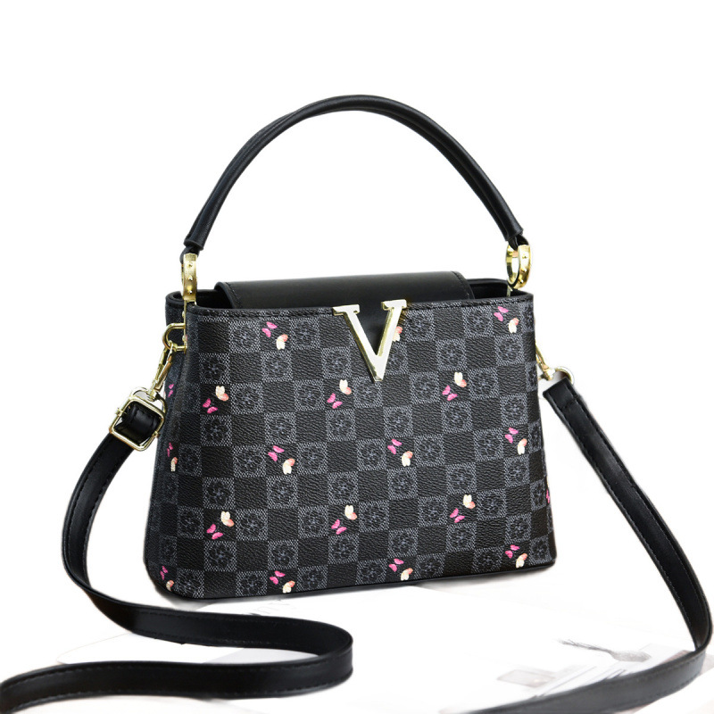 Elegantes bolsos de diseño de placas de flores, bolsos de hombro de moda, bolsos de transporte, bolsos de transporte, bolsas transfronterizas
