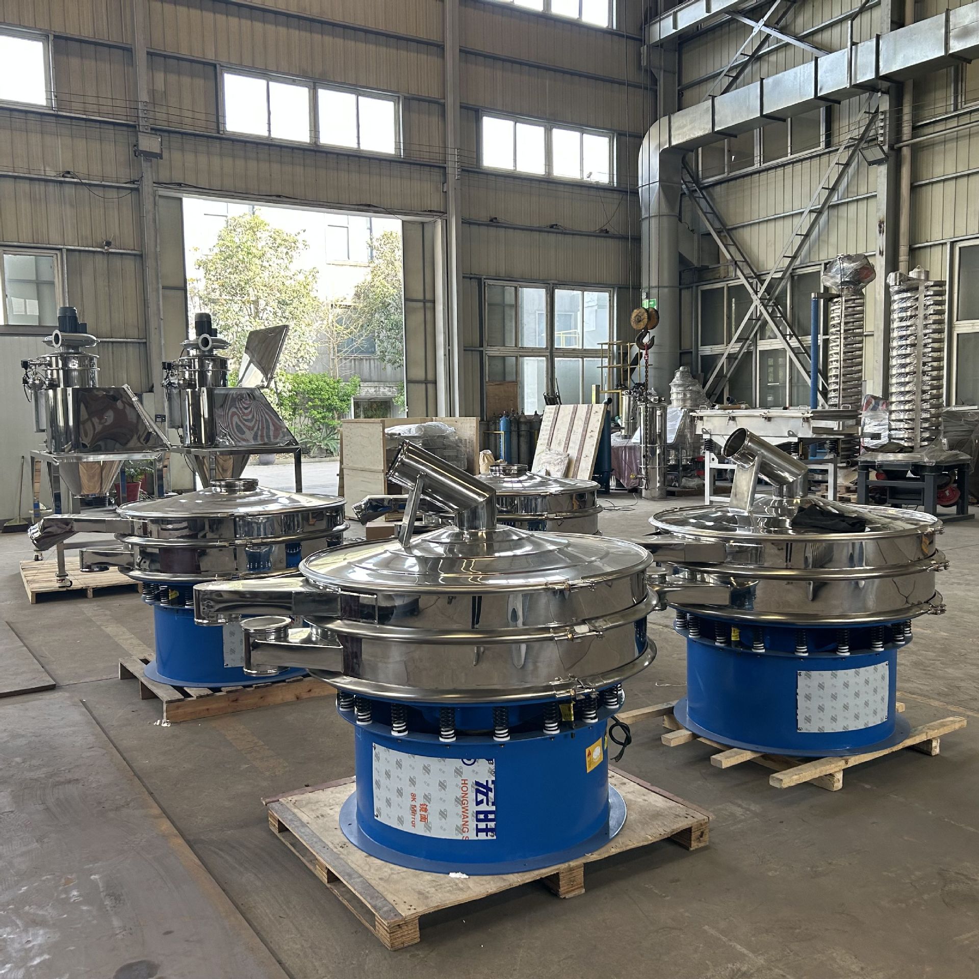 晟图氧化锆高温筛选除杂设备 超声波精细旋振筛 产量大效率高