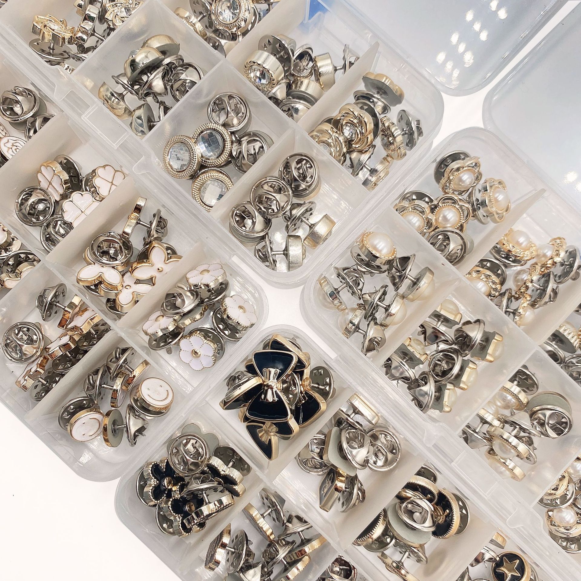 防走光纽扣盒装