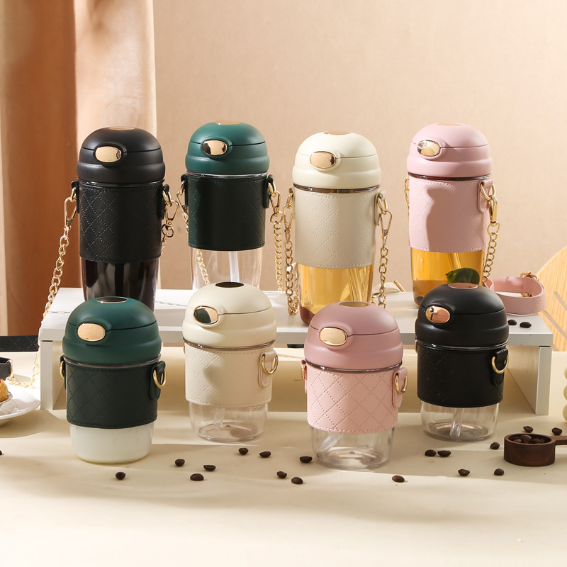 水杯吸管杯學生高顏值兒童塑料杯便攜夏季網紅大容量女可愛隨手杯