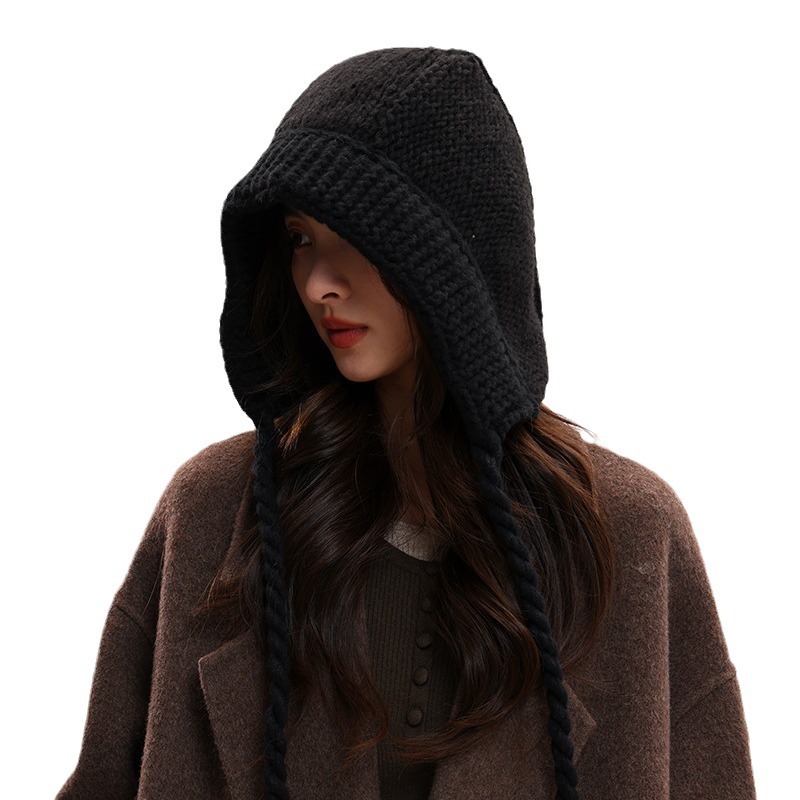 Koreanische version spitze up süße, niedlich, warm und vielseitig Rotkäppchen kinder winter gestrickte garn ohr_voghion.com