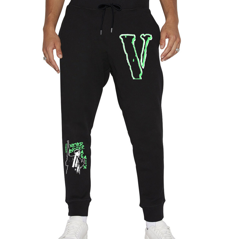 Cross-Border Supply Vl Black Casual Pants Trendy Brand Logo V Men's Sports Night Running Gray Sweatpants Wholesale Cross-Border Supply Vl Black Casual Pants Trendy Brand Logo V Men's Sports Night Running Gray Sweatpants Wholesale