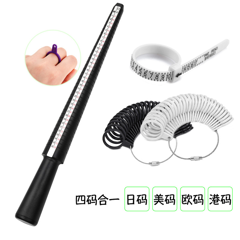 Ring Measuring Stick US Code 0-13 English Code A- Z Ring Measuring Ring Plastic Ring Size Measuring Tool Ring Measuring Stick US Code 0-13 English Code A- Z Ring Measuring Ring Plastic Ring Size Measuring Tool