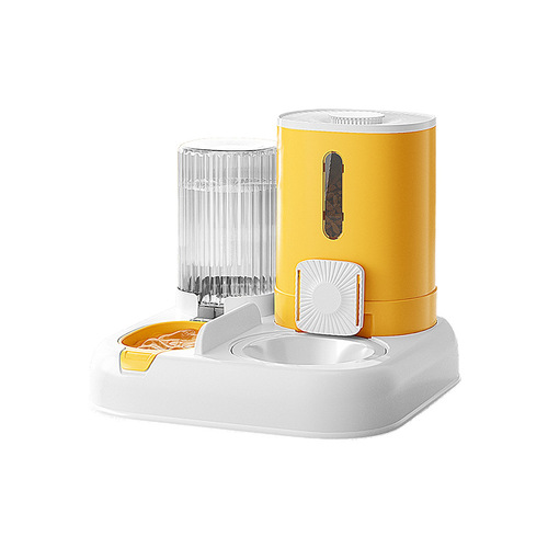 New automatic cat feeding water feeder dog bowl and cat basin two-in-one water dispenser cat bowl pet supplies wholesale