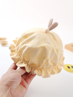 Baby hat spring and autumn thin cute super cute baby girl infant newborn baby hat pure cotton adjustable winter