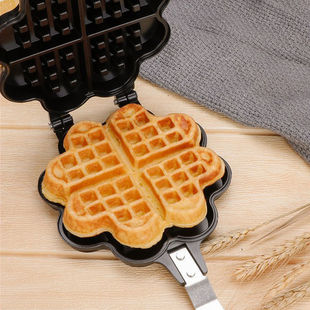 Non-Stick Double-Sided Pan Gas Heart Waffle Mold Baking Muffin Cake Baking Pan DIY Muffin Cookie Mold Machine