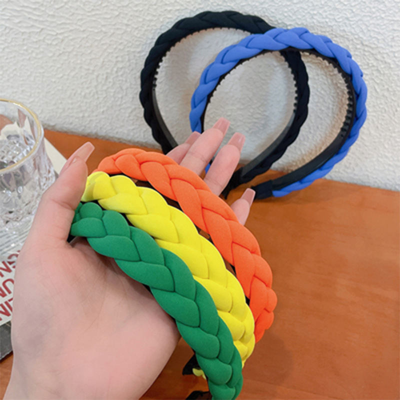 50g Weight Hair Band Hair Accessories Type Daily Occasion Geometric Pattern Women'S Gender Fashion Style Fashion Geometric Cloth Hair Band 3