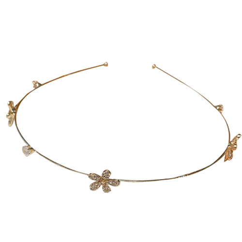  cross-border rhinestone hairband internet celebrity Korean version fairy full of diamonds super shiny thin forest style metal hairpin versatile headband