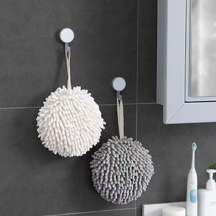 Chenille Quick drying Handball Hanging type household kitchen Shower Room Dedicated thickening Hair ball