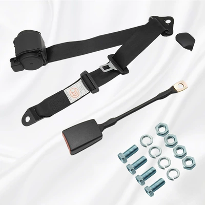 Automated three-point universal seatbelt for Car seat belt - r200-coated-k330cm-steel-wire-base4-sets-of-blue-and-white-zinc-screws