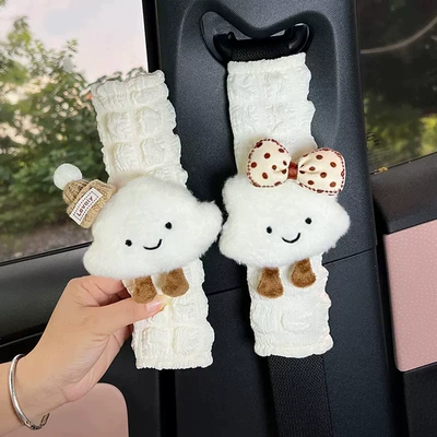 Seat belt shoulder pad – pad - cloud-hat-cloud-bow-puff-shoulder-pads-about-2563cm