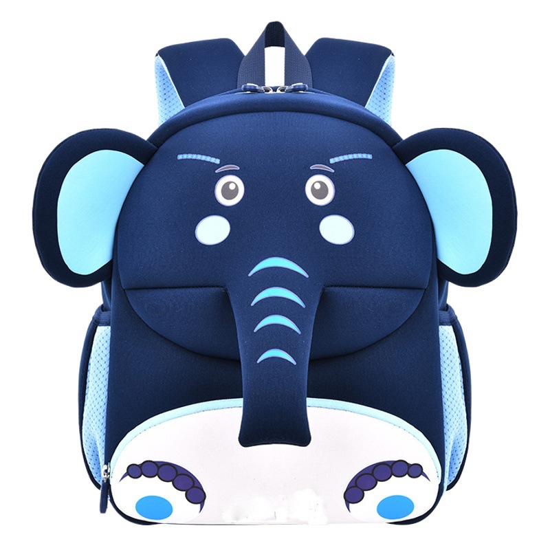 Nuevo kindergarten mochila dibujos animados lindo bebé mini niños mochila buceo material ligero anti-perdida mochila