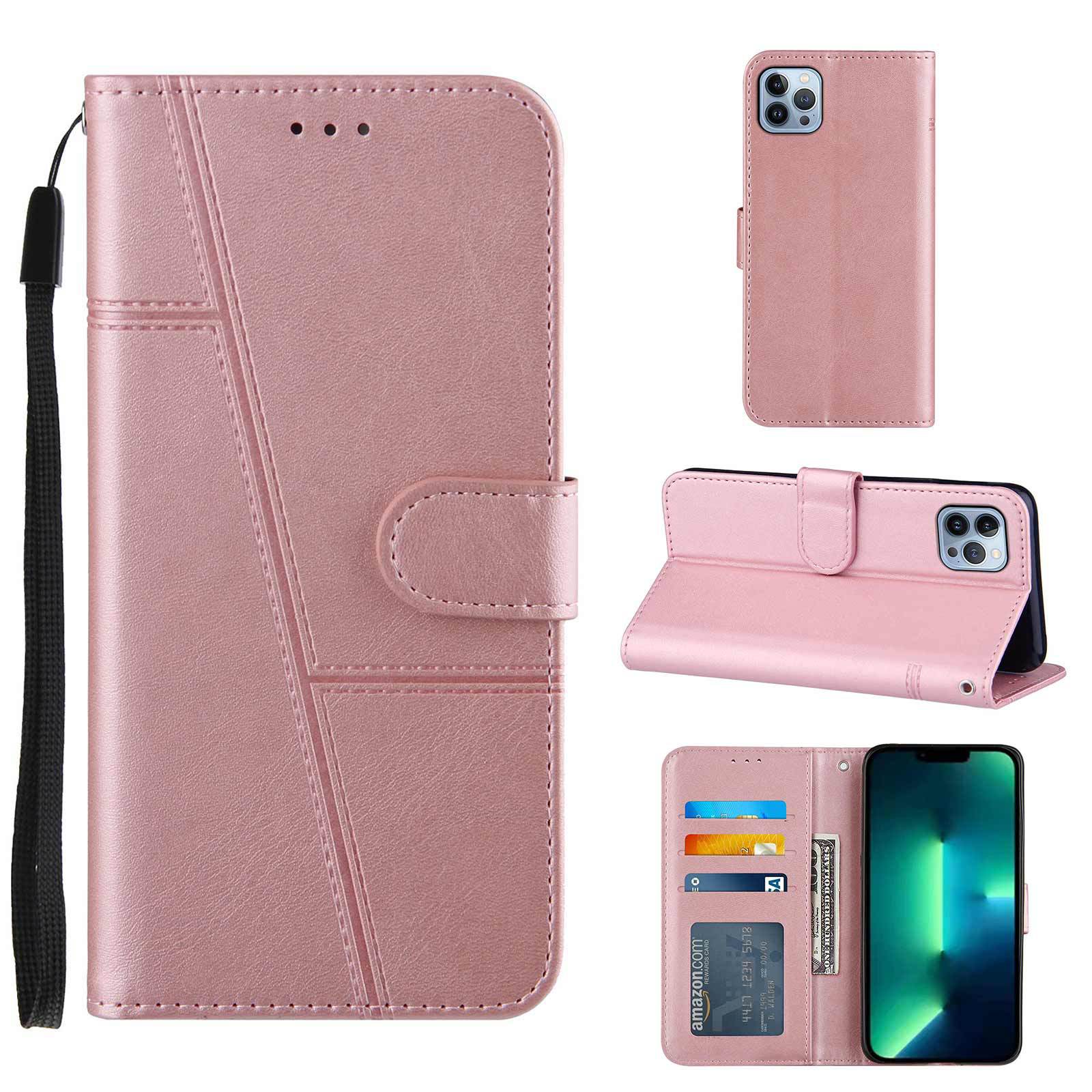 For Samsung A72 Simple Two-color Calfskin Mobile Phone Leather Case A02S European Version o Hand Rope Protective Case Flip Case