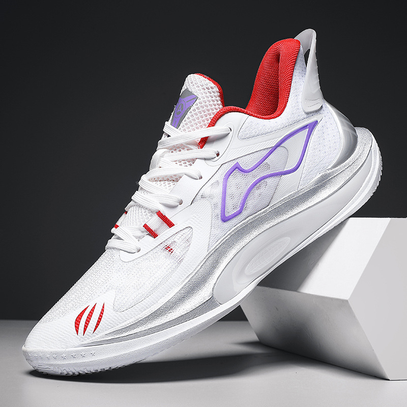 Sonic 11V2 Student Basketball Shoes Men's Youth Girls Training Shoes Cement Floor Wear-Resistant Team Game Shoes