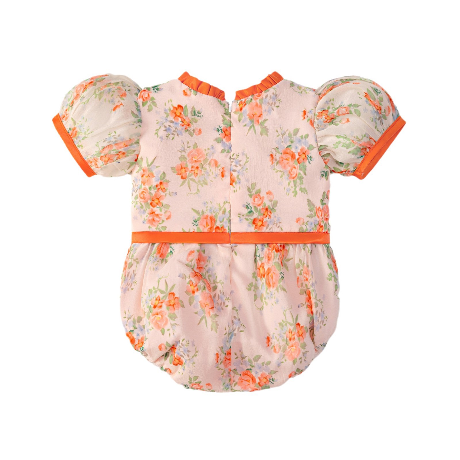 Europa y América de moda para bebés, jaqueta de burbuja impresa, muñecos de descarga de bolsas de triángulo, ropa de trepa para bebés recién nacidos