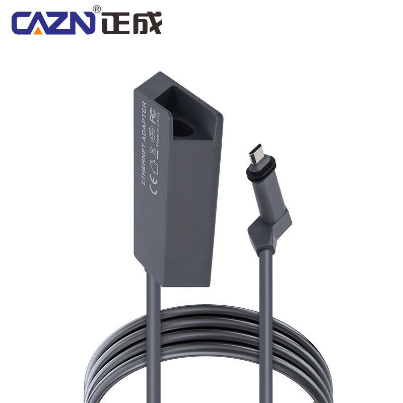 Zhengcheng Xinglian Second-Generation Ethernet Male Elbow to Rj45 Gigabit Network Port V2 Transmission Adapter Rj45 Connector