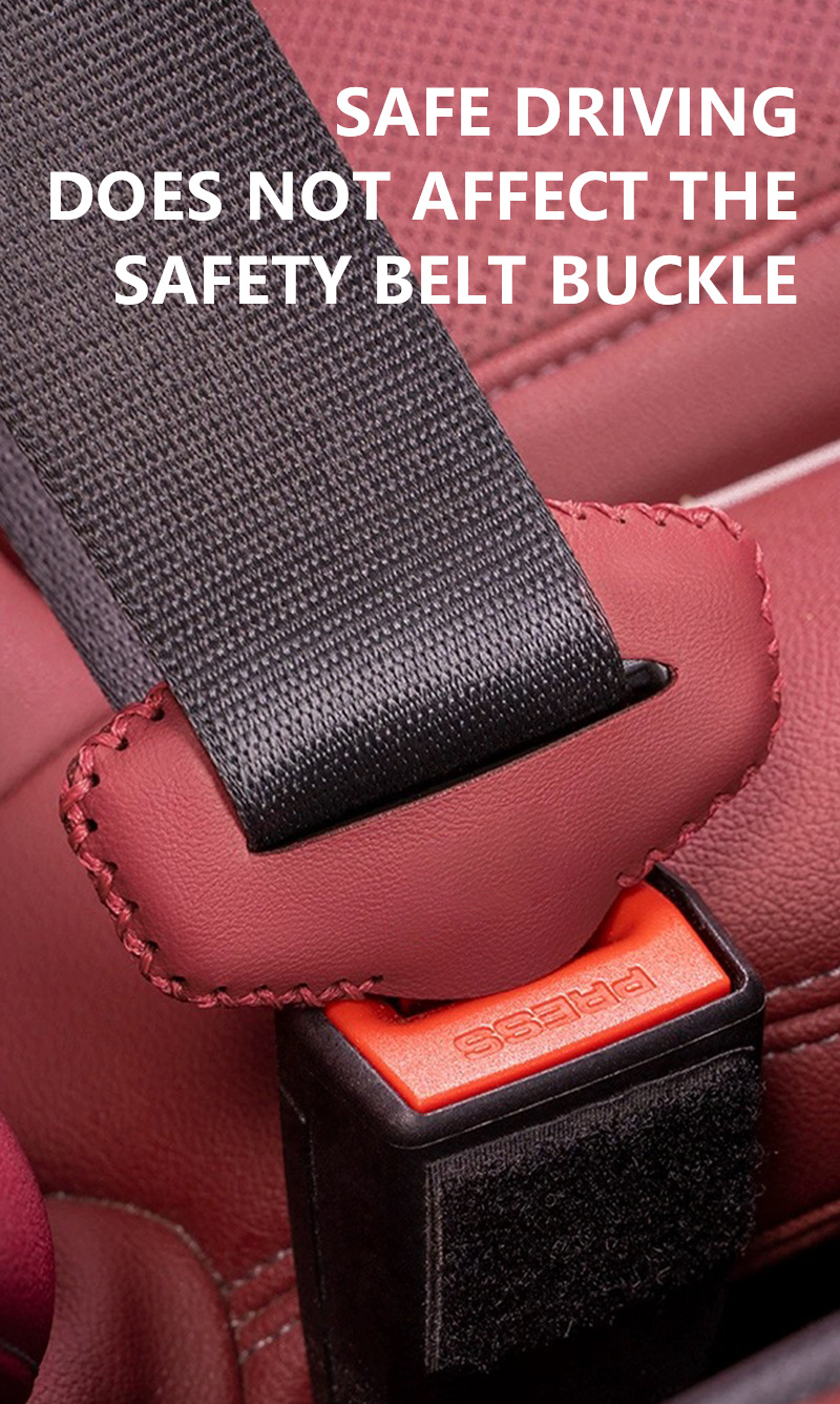 Car safety plug with bayonet protective cover car creative practical anti-collision anti-wear anti-collision safety belt protective cover
