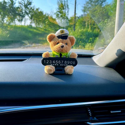 Moving Phone Number Plate, Temporary | Car ornaments
