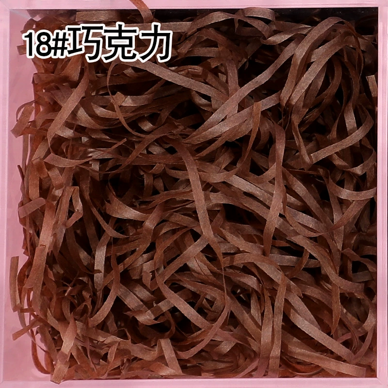 Плотный обложной карт зубчик raffia порванная бумага шелк 50g 30g бумага шелк упаковочная подарочная коробка декор заполнение цветной стружкой бумажные полоски