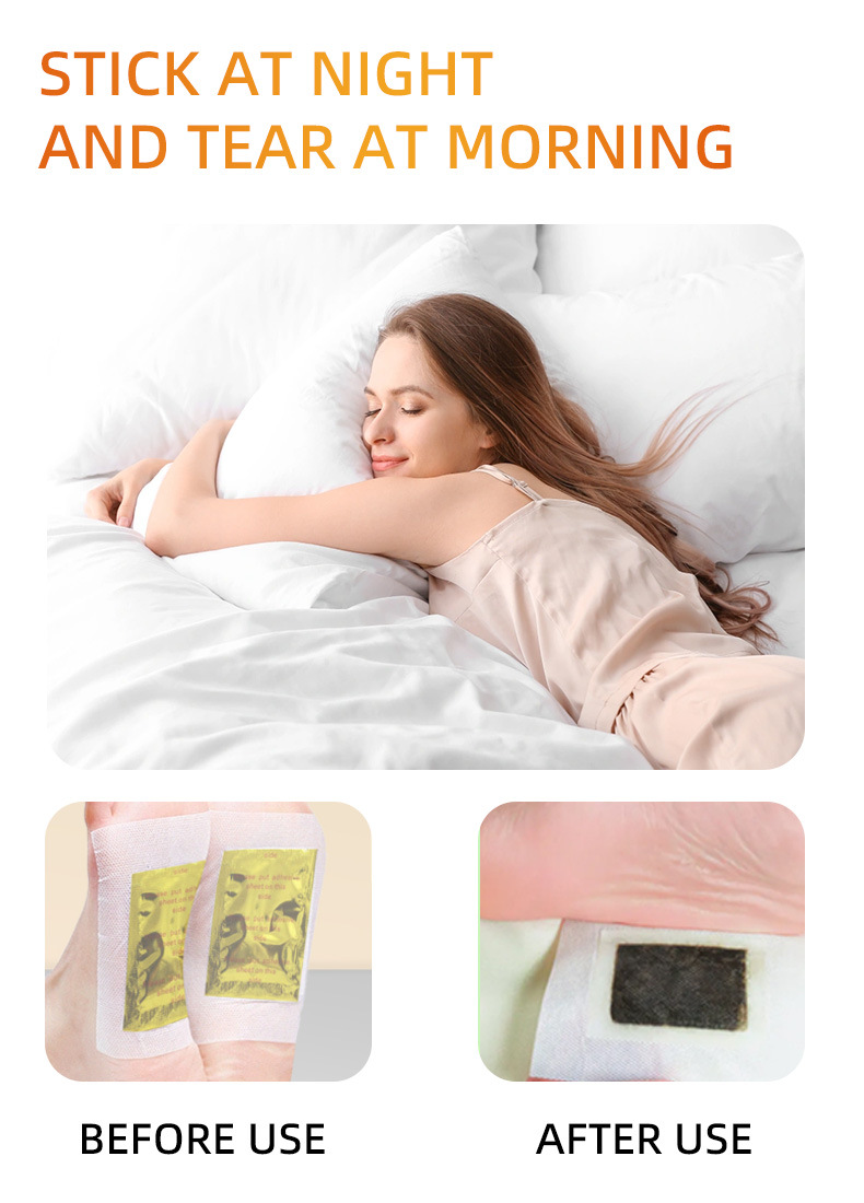 Kinoki Cleansing Detox Foot Pads with Mugwort 10 Patches per Bag specifications