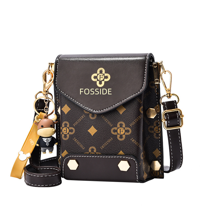 Mobile Phone Bag Women's Summer Korean-style Crossbody Bag 2021 New Fashionable Fashionable Texturized Shoulder Bag Simple Mini Small Bag_voghion.com
