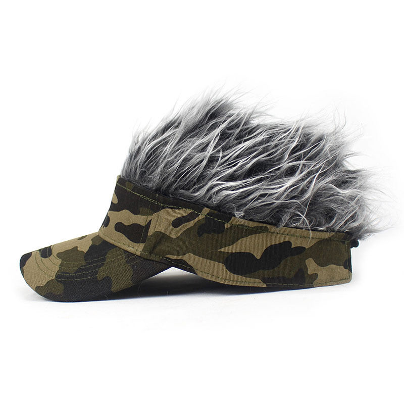 Unisex Streetwear Solid Color Camouflage Flat Eaves Baseball Cap display picture 34
