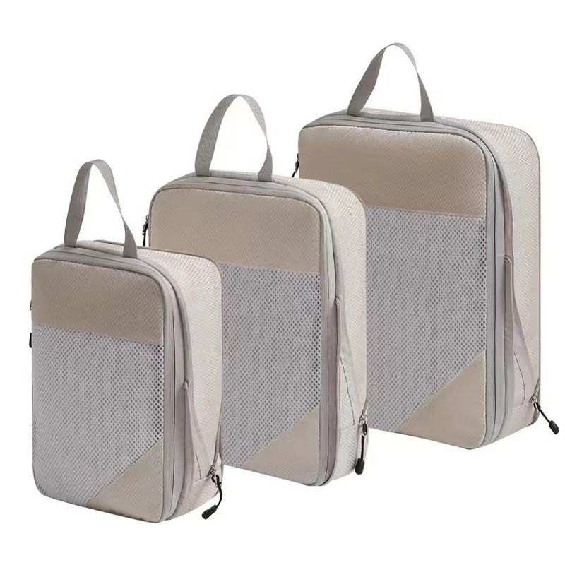 Amazonの人気の旅行圧縮収納袋 3 点セット防水スーツケース衣類収納袋メーカー卸売|undefined