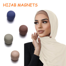 1粒头巾磁铁扣百搭免缝衣服领口暗扣防曝光无痕磁吸扣披肩固定扣