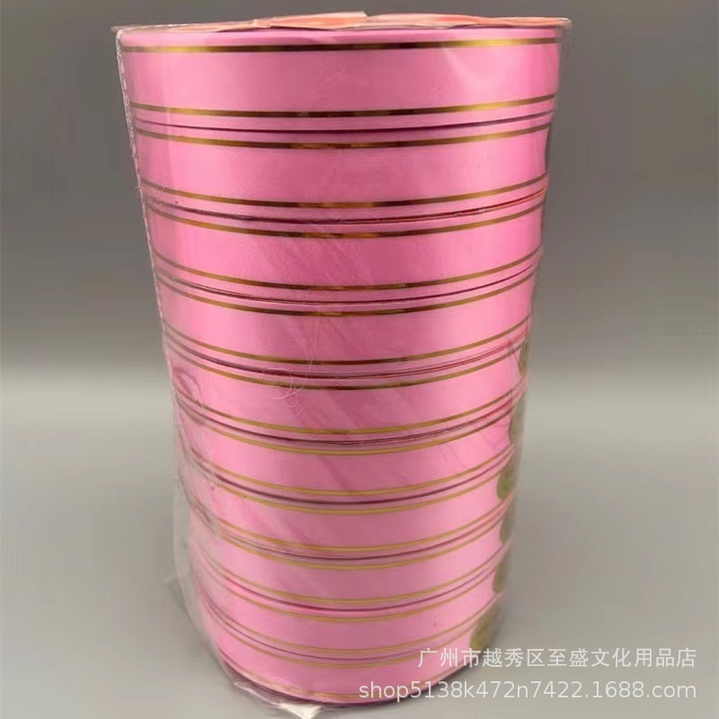 Nudo suministros de decoración de bodas con estampado de Phnom Penh, diseño de rollos de cinta, atadura de globo, cuerda de amarre, cinturón de regalo, cinturón de plástico