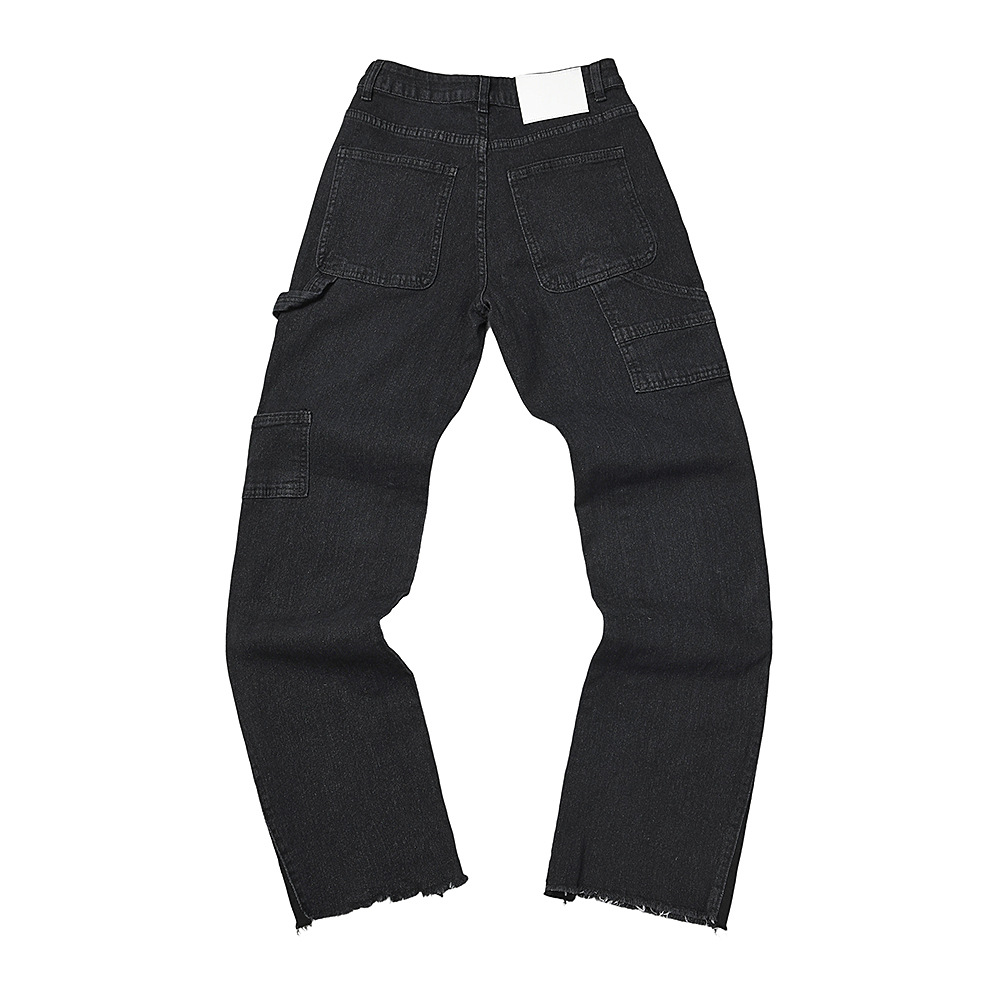 Foreign Trade Wholesale American Trendy Hip-hop High Street Patchwork Denim New Workwear Jeans Trousers_mkmklike.com