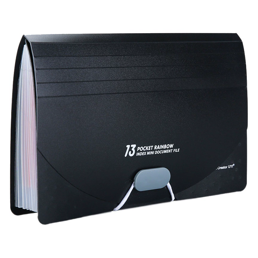 A6 мини-трехсторонняя сумка для радужного органа с уплотнением Папка 13 большой емкости ремешок держатель для купюр оптом