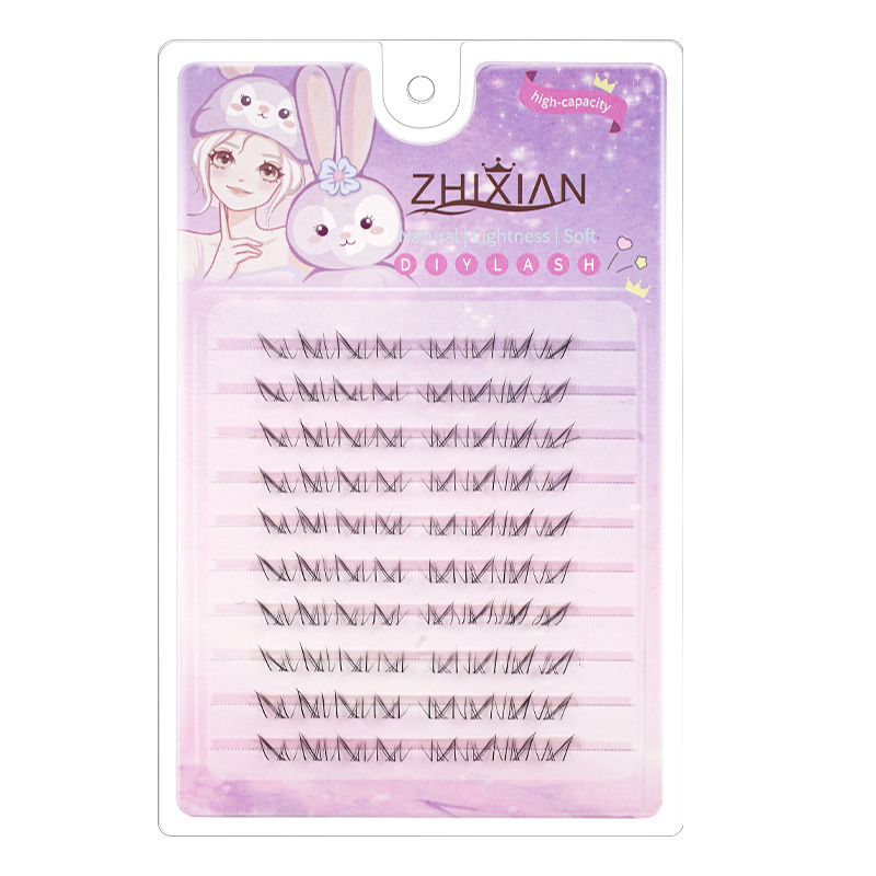 Pestañas postizas, retrato familiar, pegamento de gran capacidad, girasol, zorro, garra de gato, rollo de flores grande natural, pestañas silvestres puras