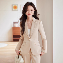 高端西装套装女新款春秋冬季韩版休闲职业小西服外套通勤装工作服