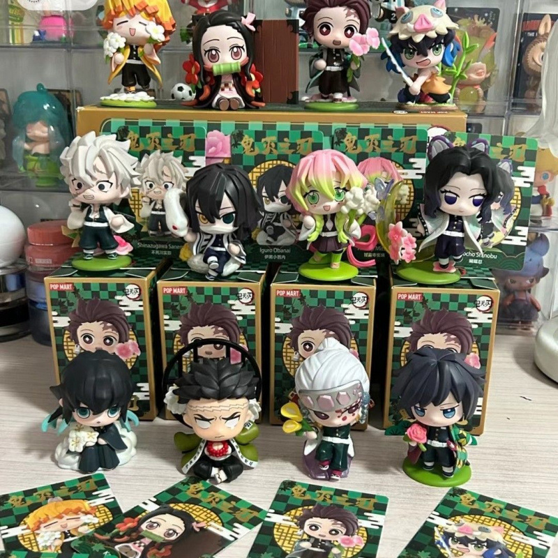 鬼滅の刃ブラインドボックス誕生花シリーズ炭治郎豆善逸フィギュア周辺モデル置物プレゼント|undefined