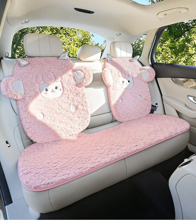 Winter Special Cute Cartoon Car Seat Cushion, Fashionable and Skin-Friendly Warm Car Seat Pad for Winter, Popular Online Hot-Selling Cushion
