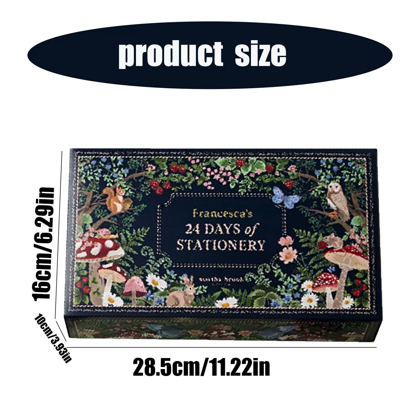 Новый адвент-календарь 24DaysOfStationery, рождественский адвент, игрушечная слепая коробочка