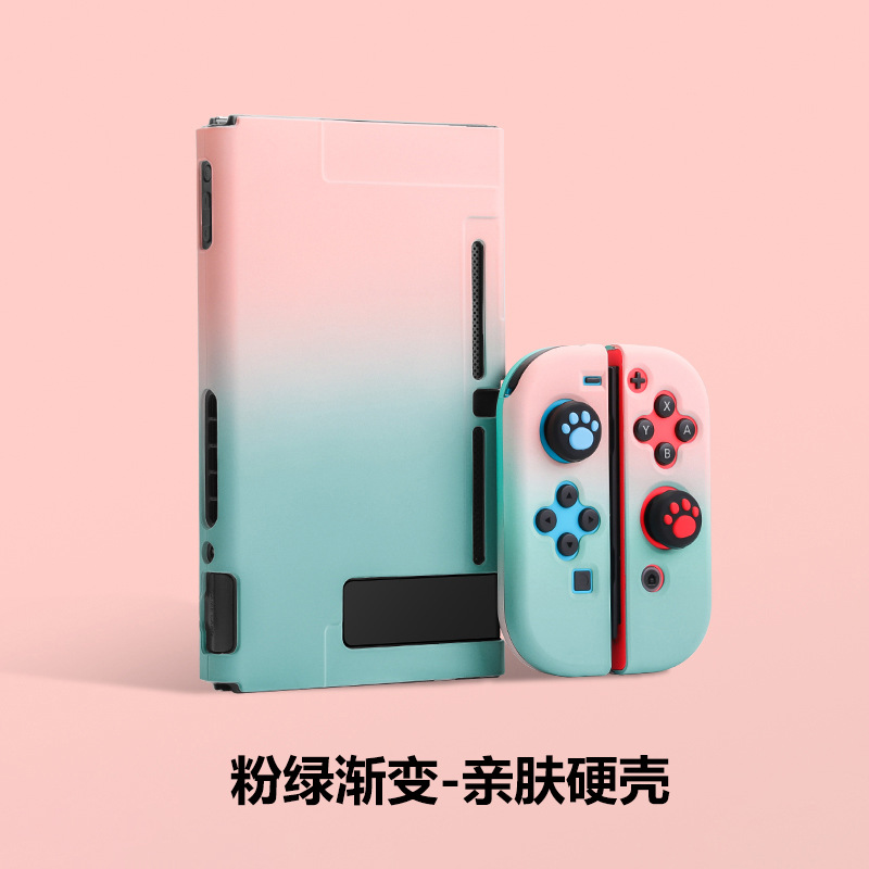 Nintendo switcholed interruptor de la cáscara protectora OLED cristal transparente caso suave de silicona caso dividido caso duro