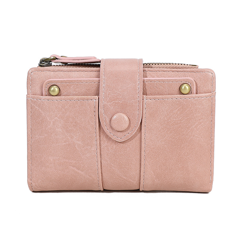 Nuevo RFID antimagnético bolso anti-robo cepillo medio y largo retro bolso de mano de piel de cera de aceite pu multifuncional bolso de mujer