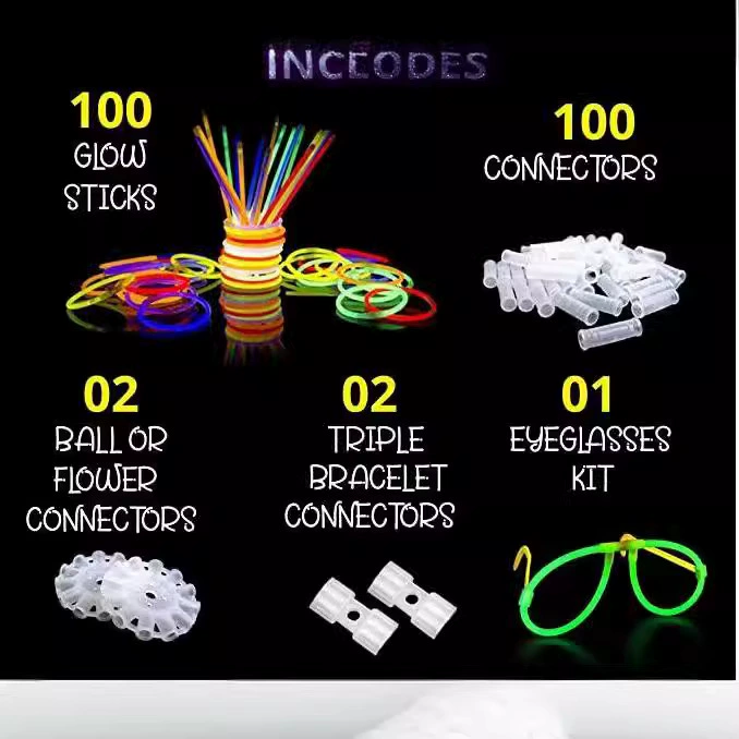 OPPO сумка флуоресцентная Игрушка костюм светящаяся палочка костюм DIY Браслет Вечеринка KTV вечеринка
