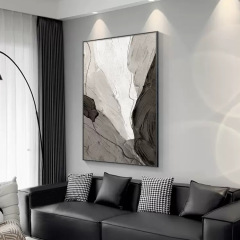 簡約現代客廳裝飾畫黑白抽象走廊過道裝飾畫高級感沙發背景牆掛畫
