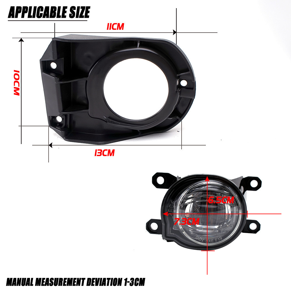 Aplicable a TOYOTA 20 / 21 nuevo conjunto de lámpara de niebla delantera Corolla CROSS lámpara diaria lámpara de niebla lámpara de barra image 3